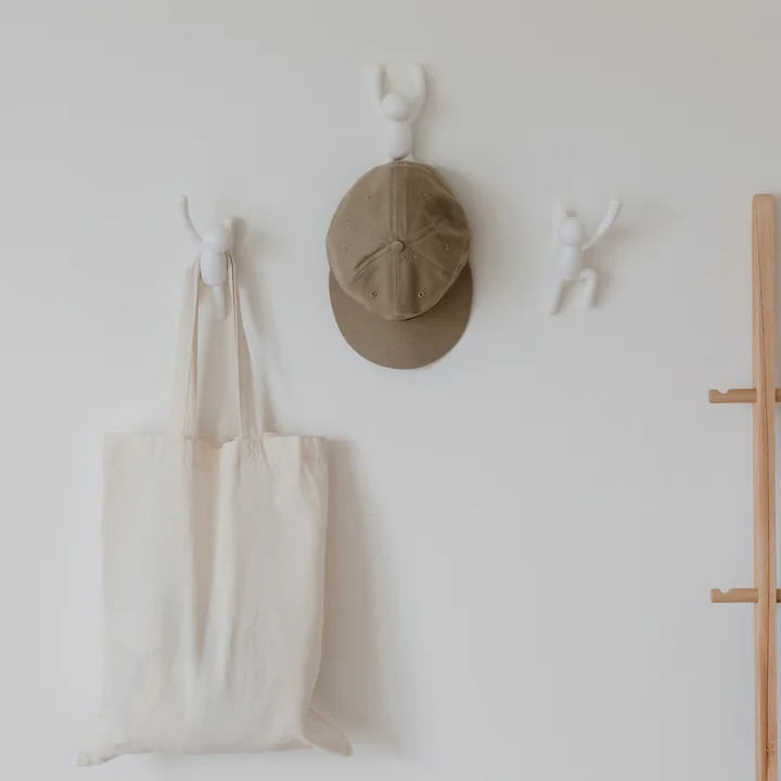 Buddy Wall hook set of 3 from Umbra in white