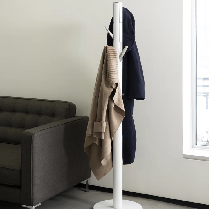 Flapper coat rack from Umbra in white / silver