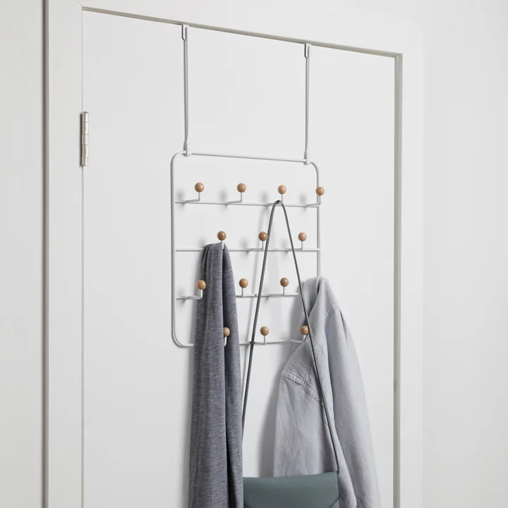 Estique door wardrobe from Umbra in white / nature