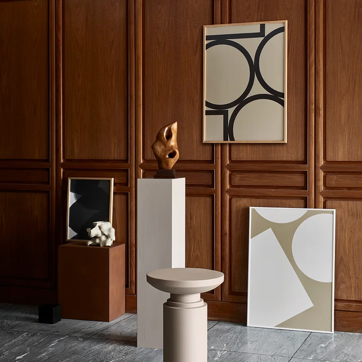 Ensō Black and Simple Forms Posters by Paper Collective