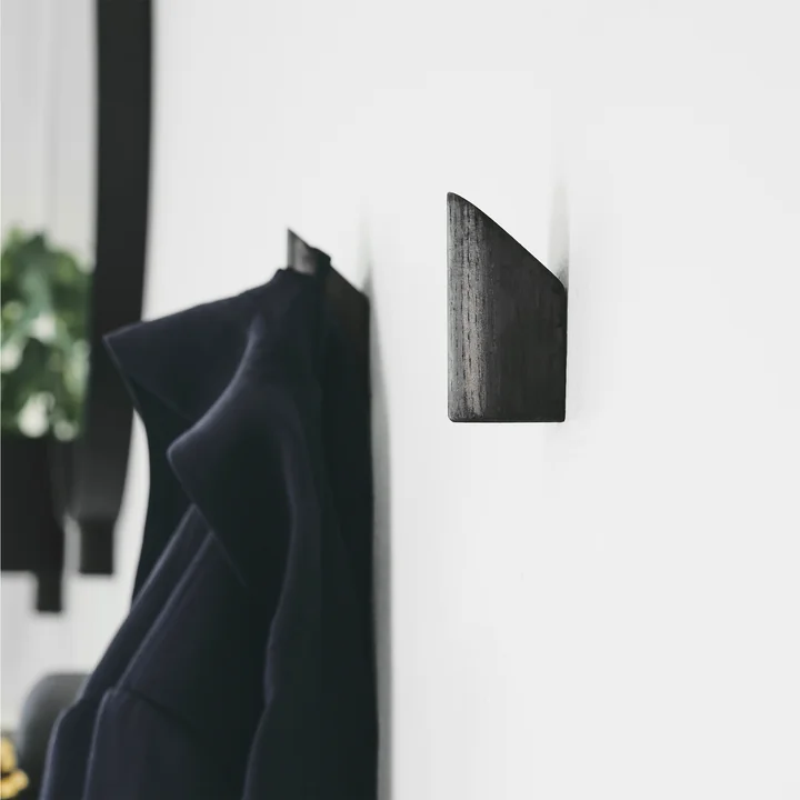 Kollage Wall hook from Gejst in black (set of 2)