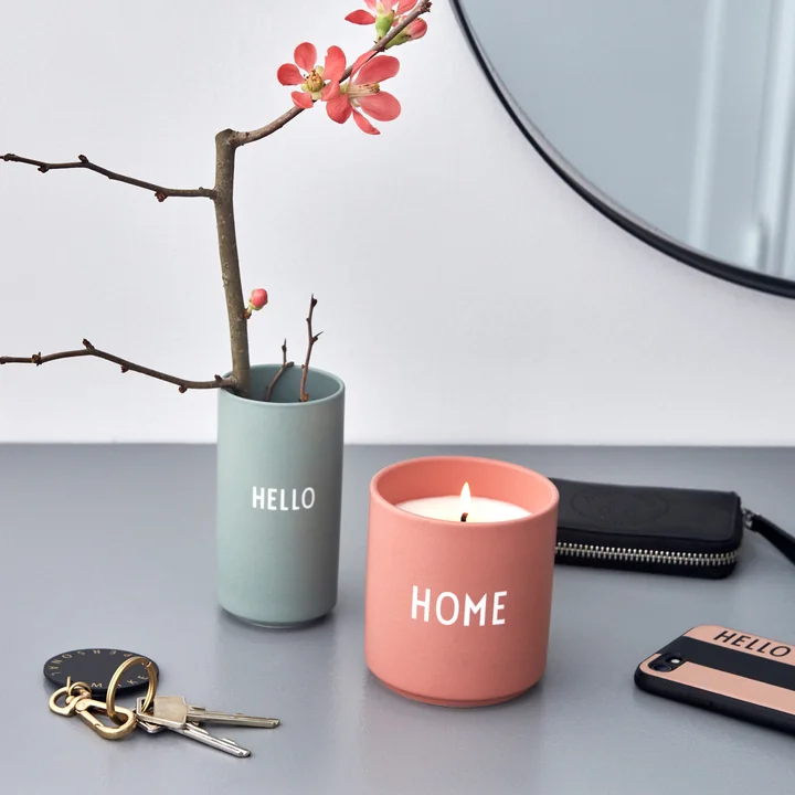 Scented candle and vase from Design Letters