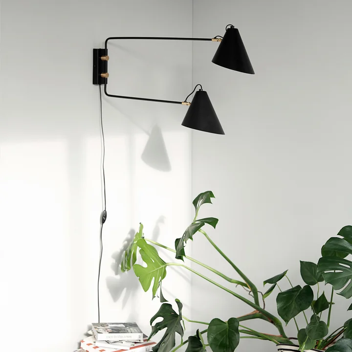 Club wall lamp by House Doctor in double / black