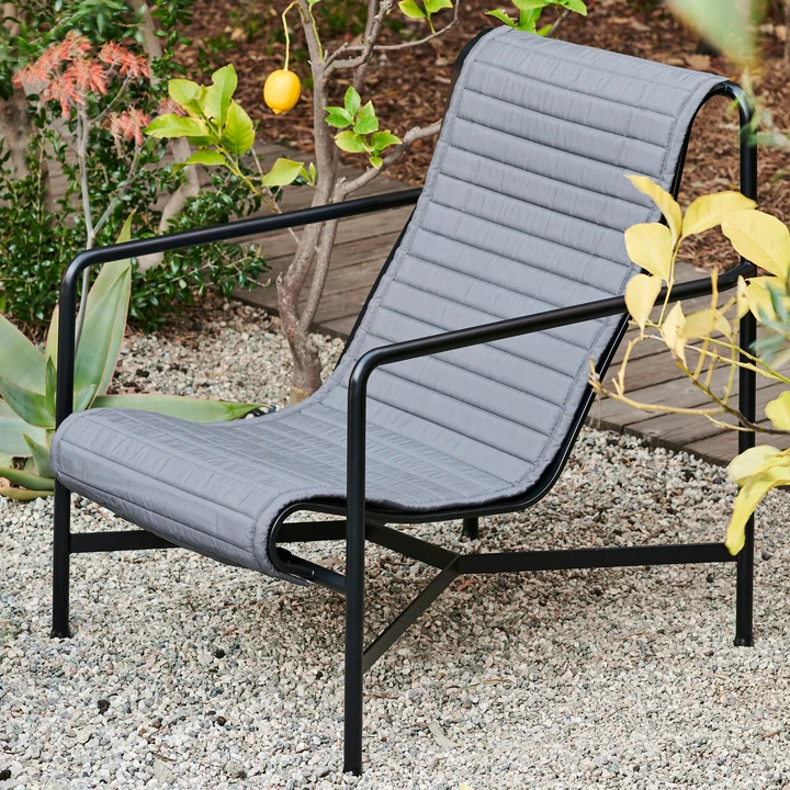 Palissade Lounge Chair High with Palissade Quilted Cushion for Lounge Chair High by HAY