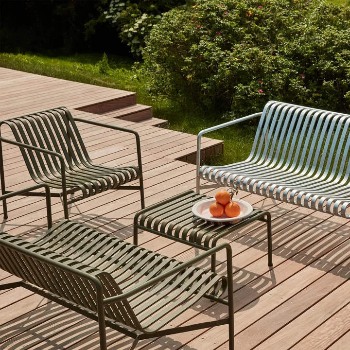 Palissade Lounge Chair Low Palissade Lounge Sofa and Palissade Ottoman from HAY