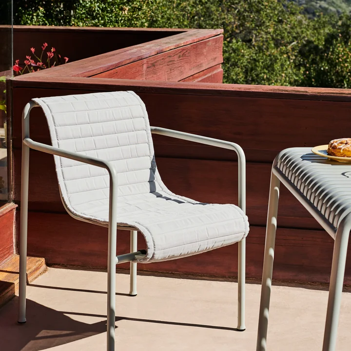 Palissade Dining Armchair with Palissade Quilted Cushion from HAY