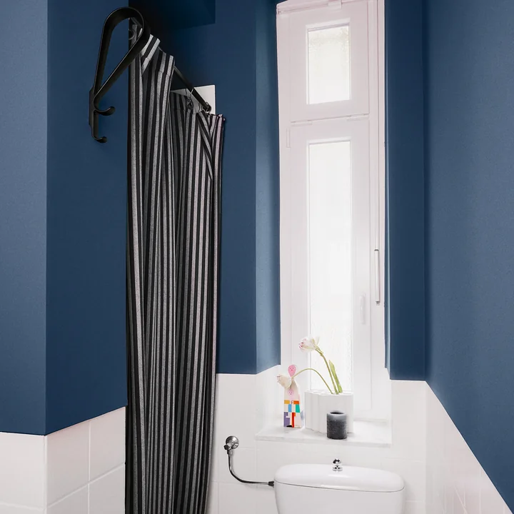 Ferm Living - Chambray Shower curtain, black and white