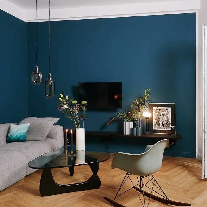 Vitra - Herringbone cushion, blue