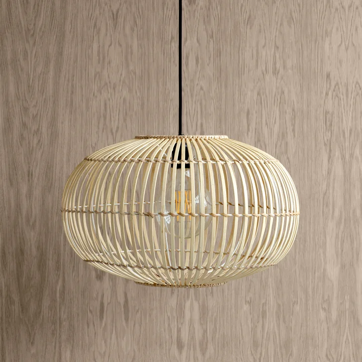 Zep Bamboo lampshade, Ø 38 x H 26 cm, natural from Broste Copenhagen