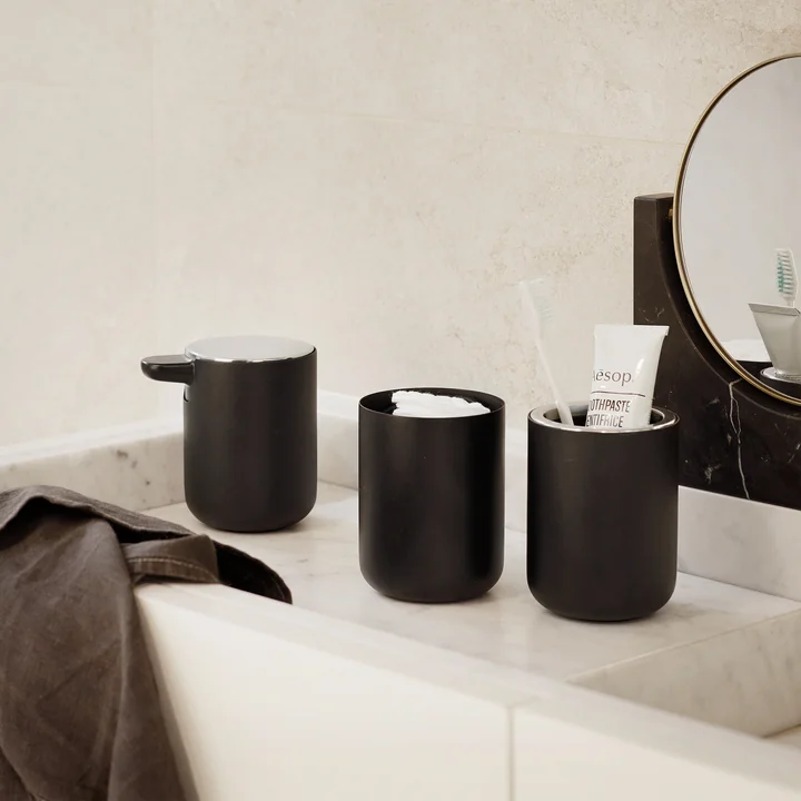 Bath Toothbrush holder and soap dispenser from Audo
