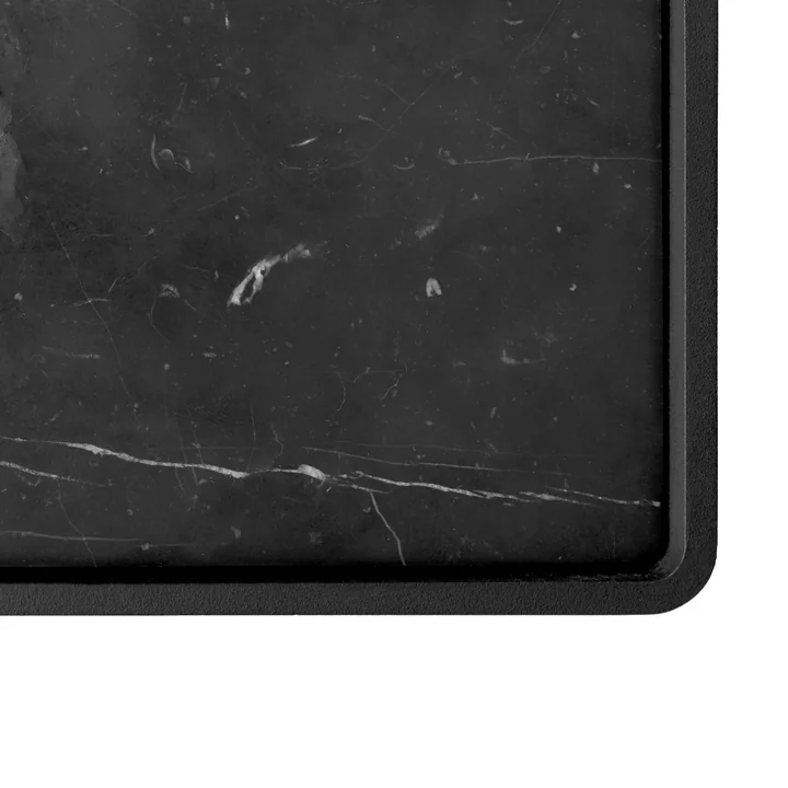 Bath Shower tray from Audo in marble / black
