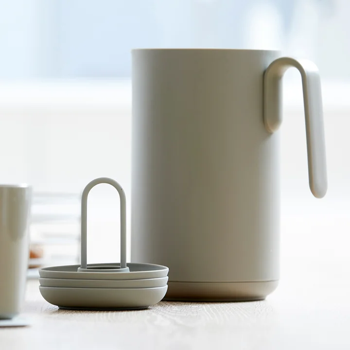 Singles Egg cup with holder from Zone Denmark in mud