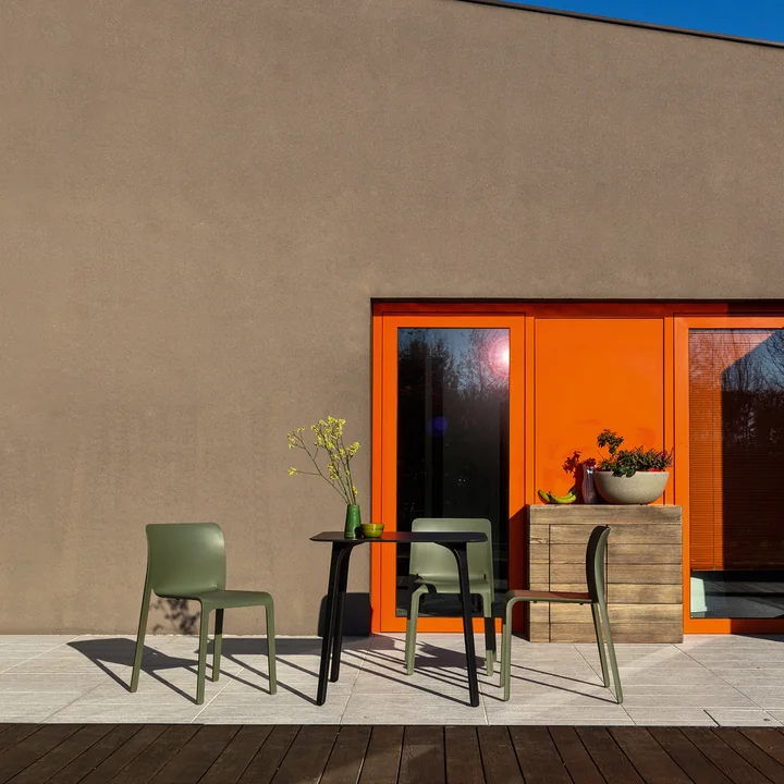 Chair First from Magis outside