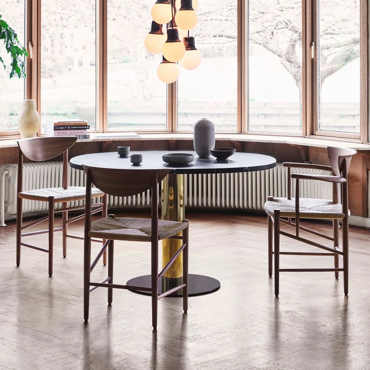 Drawn HM3 chair and Drawn HM4 armchair by & tradition