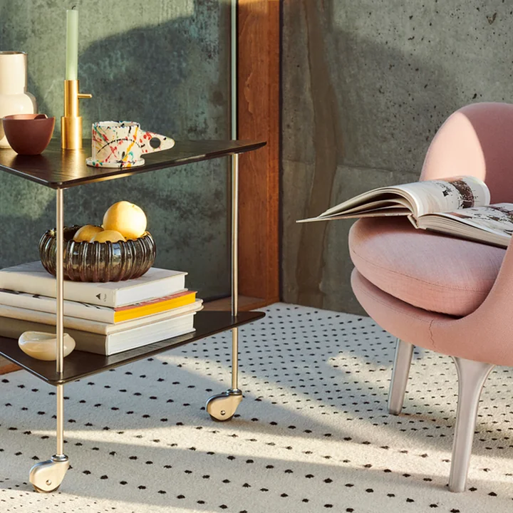 AJ Trolley Side table from Fritz Hansen