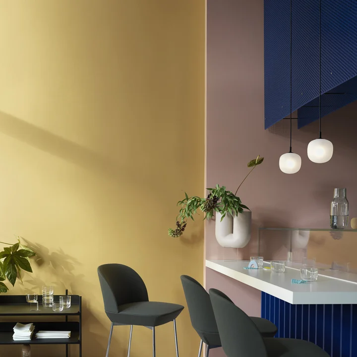 Rime Pendant light from Muuto above the kitchen counter