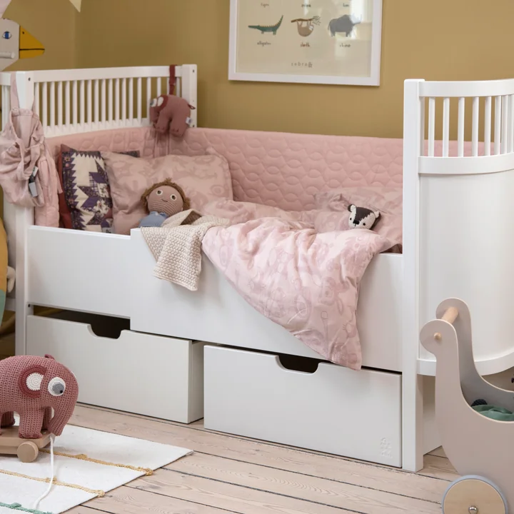 Bed drawer for the Sebra bed, Baby & Junior from Sebra