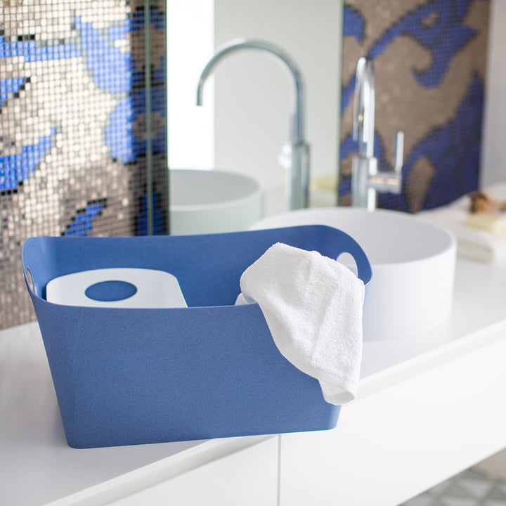 Boxxx M Storage box from Koziol in organic blue