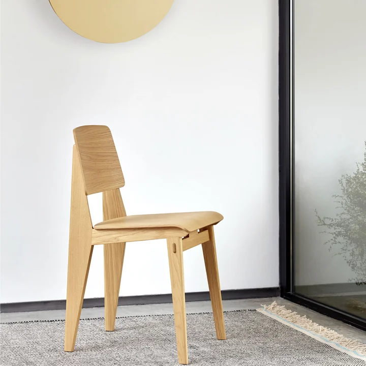 Chaise Tout Bois Chair from Vitra in natural oak