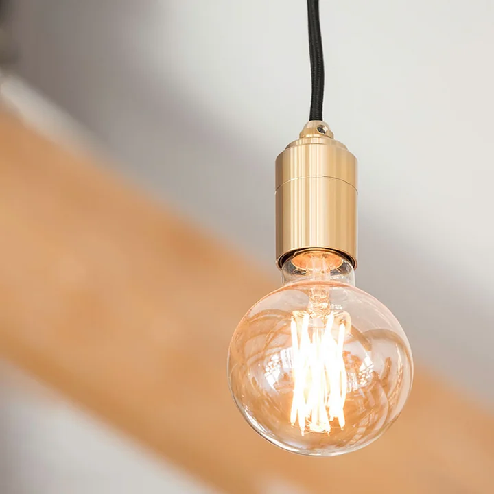 Elva LED bulb E27 6W, Ø 9.5 cm by Tala in transparent yellow