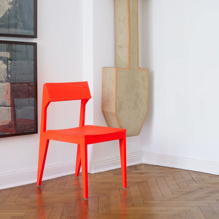 Schulz Chair from OUT Objekte unserer Tage in bright red