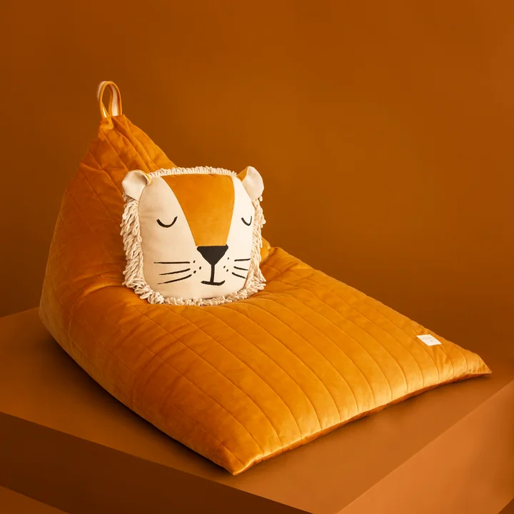 Essaouira velvet beanbag from Nobodinoz
