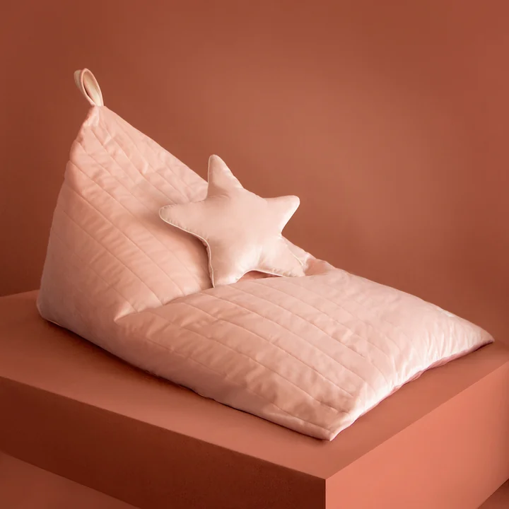 Essaouira velvet beanbag by Nobodinoz