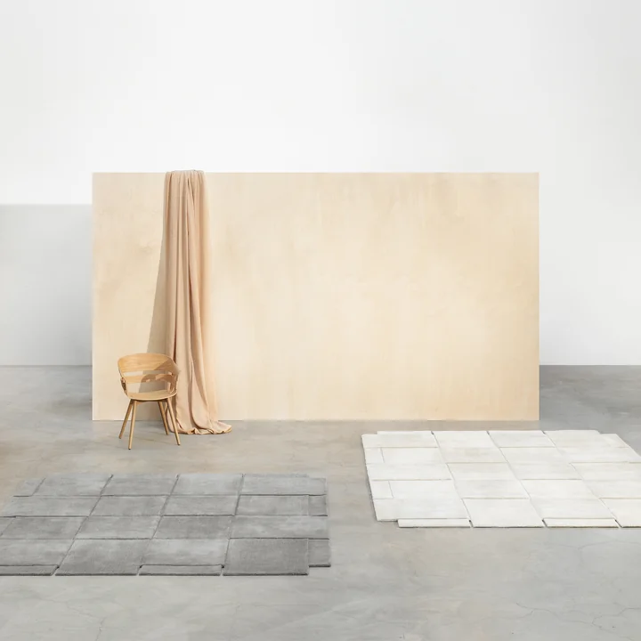The Basket carpet from Design House Stockholm in gray and beige