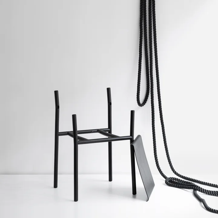 Rope Chair by Artek in black