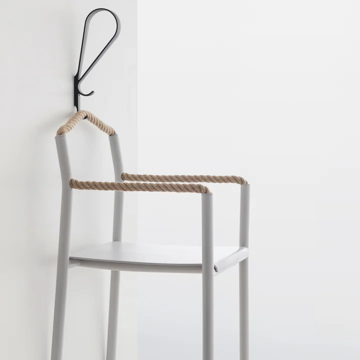 Rope Chair by Artek in light gray / natural