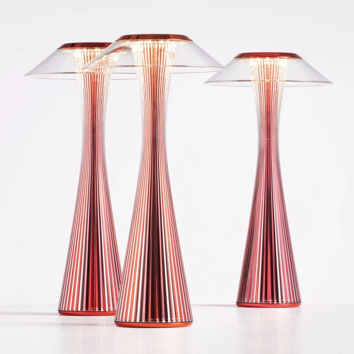 Space battery light (LED), red (Limited Edition) by Kartell