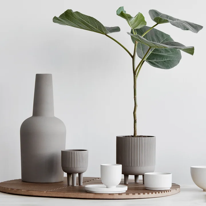 Bowl flowerpot by Kristina Dam Studio