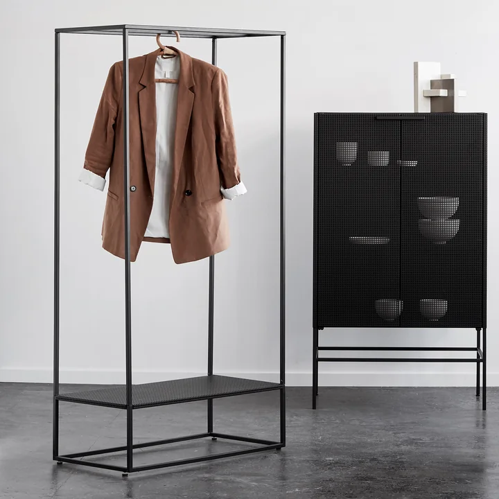 Grid wardrobe by Kristina Dam Studio in black