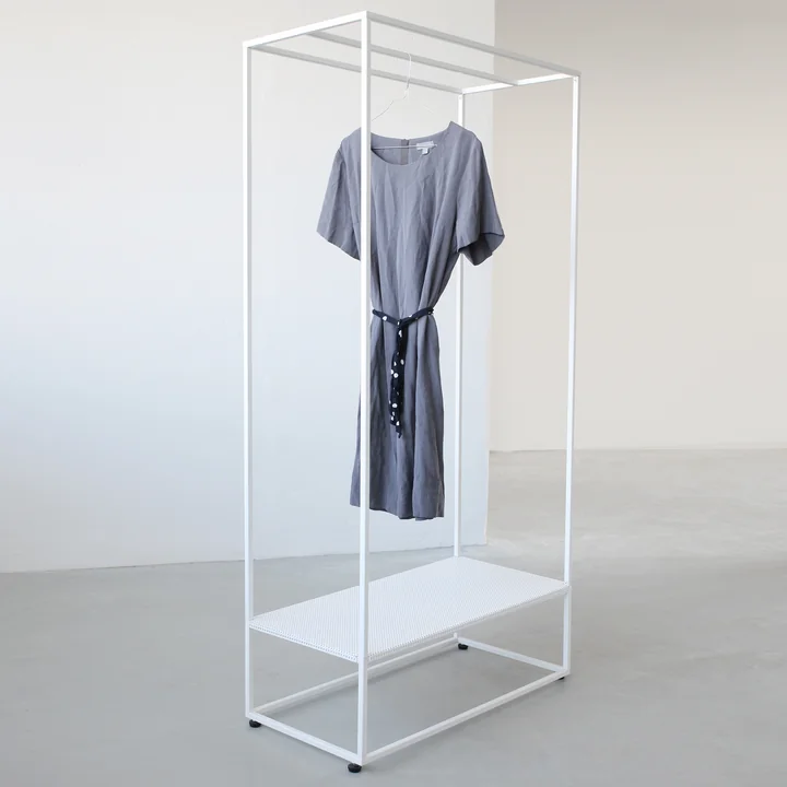 Grid wardrobe by Kristina Dam Studio in white