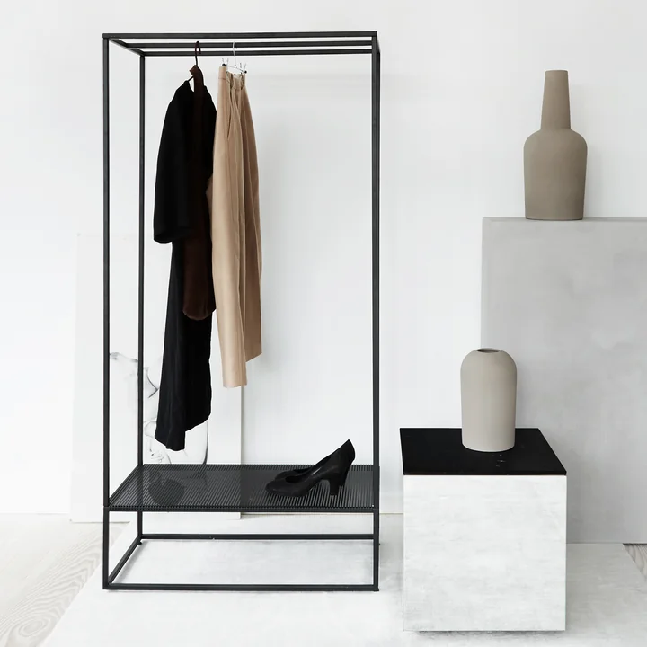 Grid wardrobe by Kristina Dam Studio in black