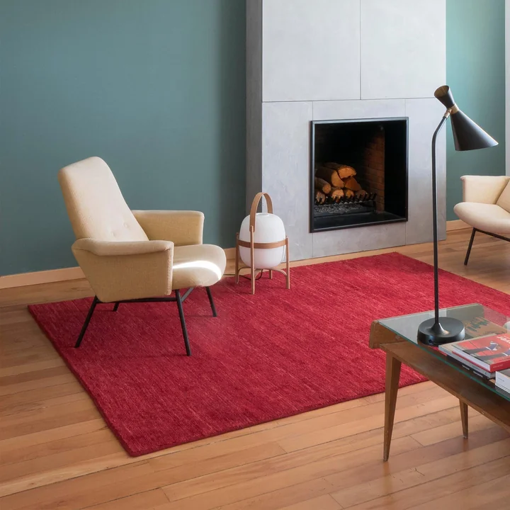 Persian Colors Carpet in scarlet from nanimarquina .