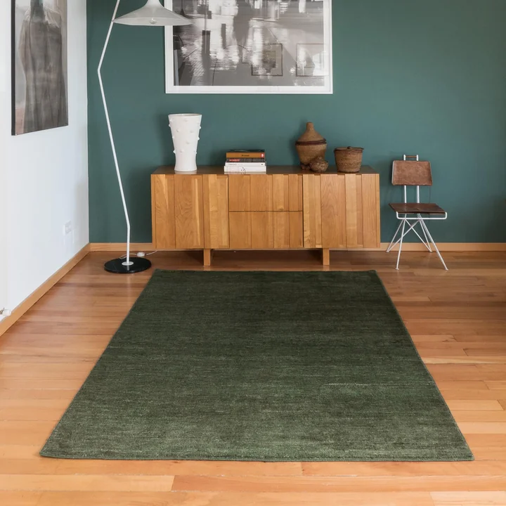 Persian Colors Carpet in moss from nanimarquina .