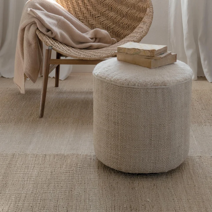 Tres Persian Pouf in vegetal from nanimarquina .