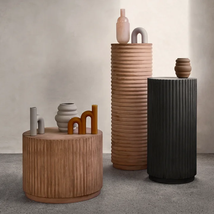 Rillo side table by Broste Copenhagen