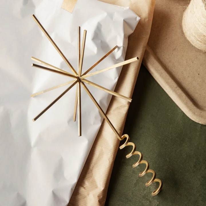 その他 Ferm living star Christmas tree topper Brass Christmas Tree Top Star | Ferm Living