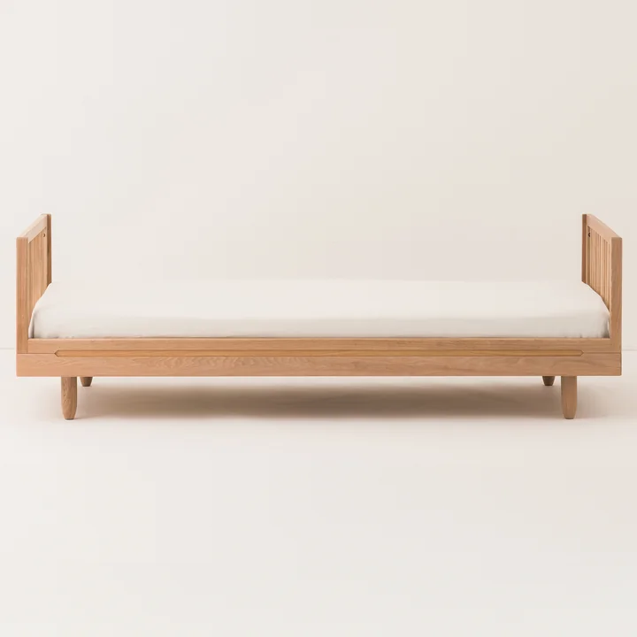 Pure Single bed, 90 x 200 cm, oak by Nobodinoz