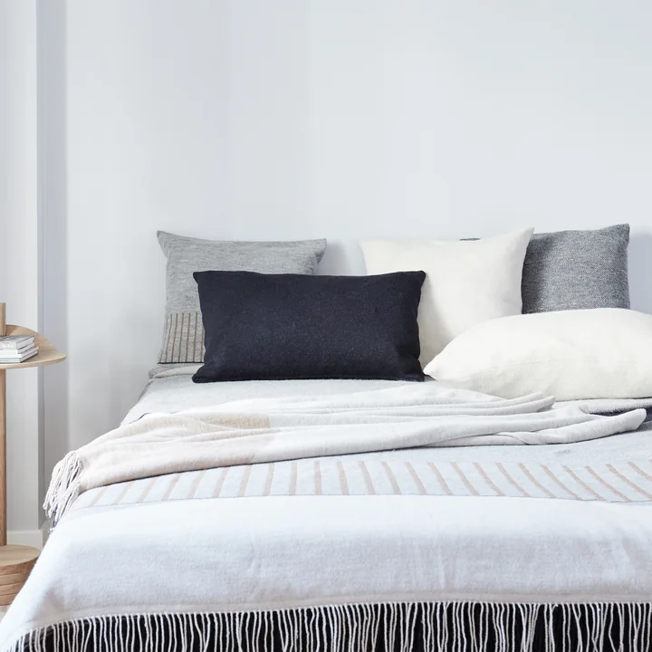 Aymara Blanket and pillow from Form & Refine