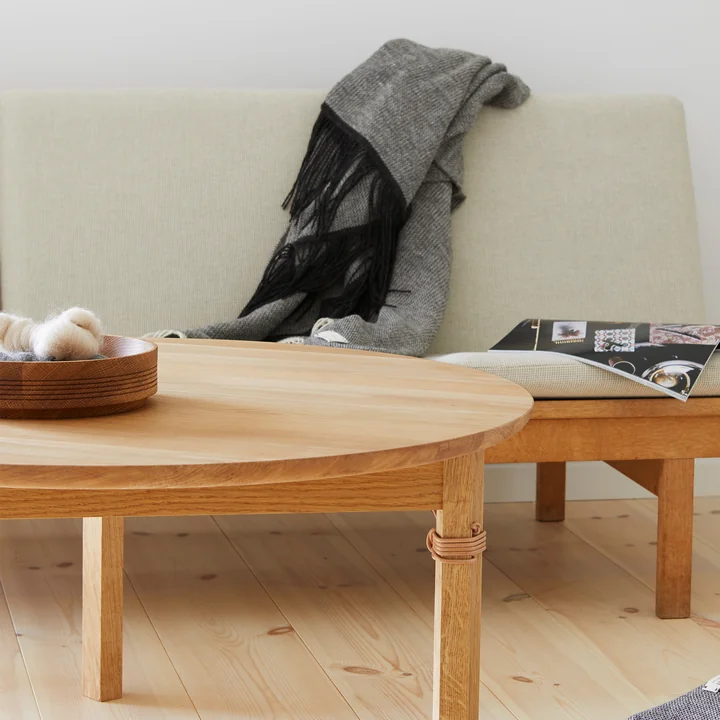 Section Wooden bowl, Ø 24 cm H 6 cm, oak from Form & Refine