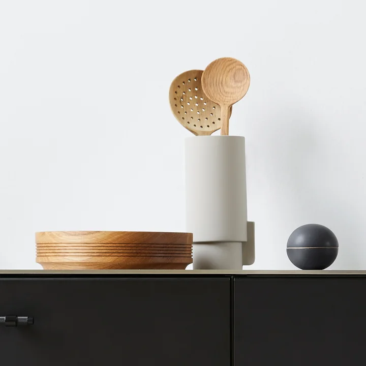 Section wooden bowl, Ø 24 cm H 6 cm, oak from Form & Refine