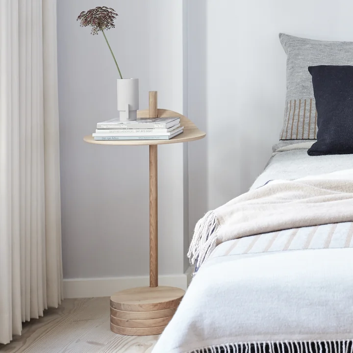Stilk side table, oak by Form & Refine