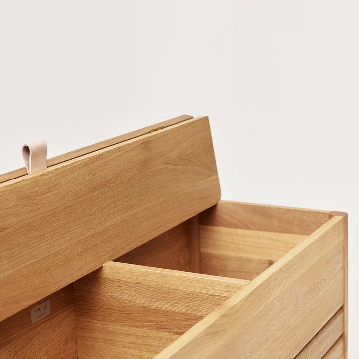 A Line Chest bench from Form and Refine