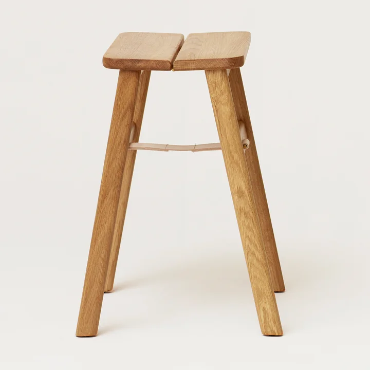 Angle stool, oak by Form & Refine