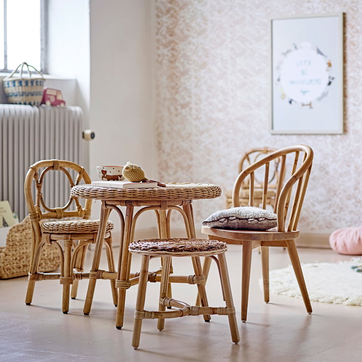 Bloomingville Anja rattan children's table Connox