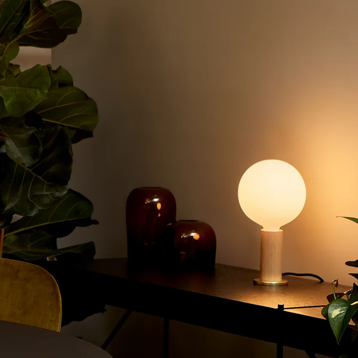 Knuckle Table lamp including bulb from Tala .