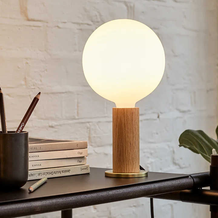 Knuckle Table lamp including bulb from Tala .